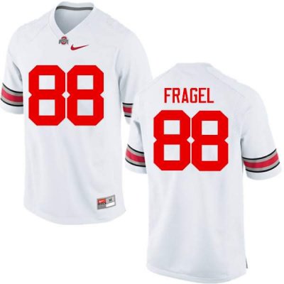 Men's Ohio State Buckeyes #88 Reid Fragel White Nike NCAA College Football Jersey Ventilation KJE7444KP